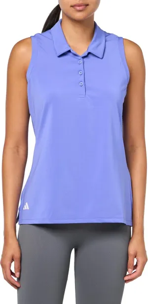 adidas Women's Ultimate365 Core Sleeveless Golf Polo Shirt