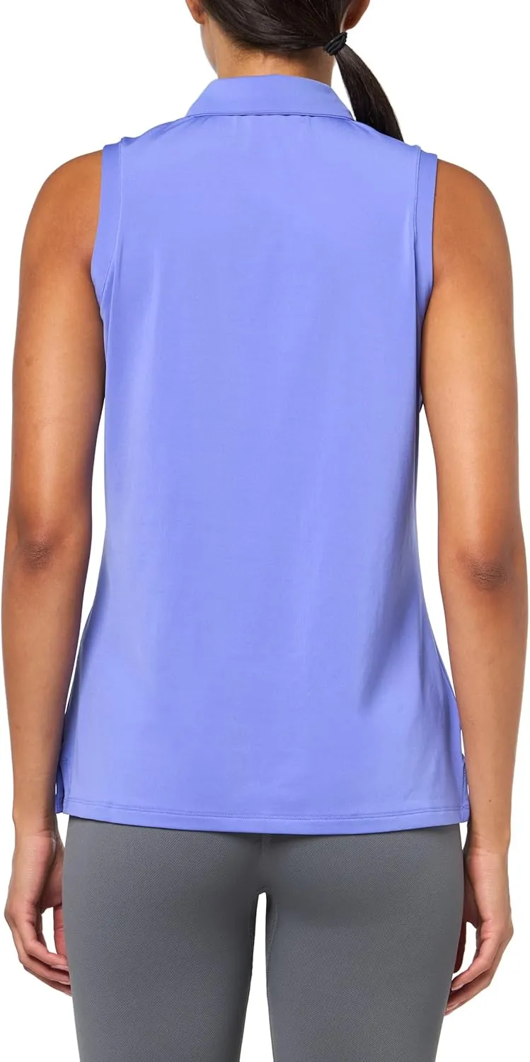 adidas Women's Ultimate365 Core Sleeveless Golf Polo Shirt