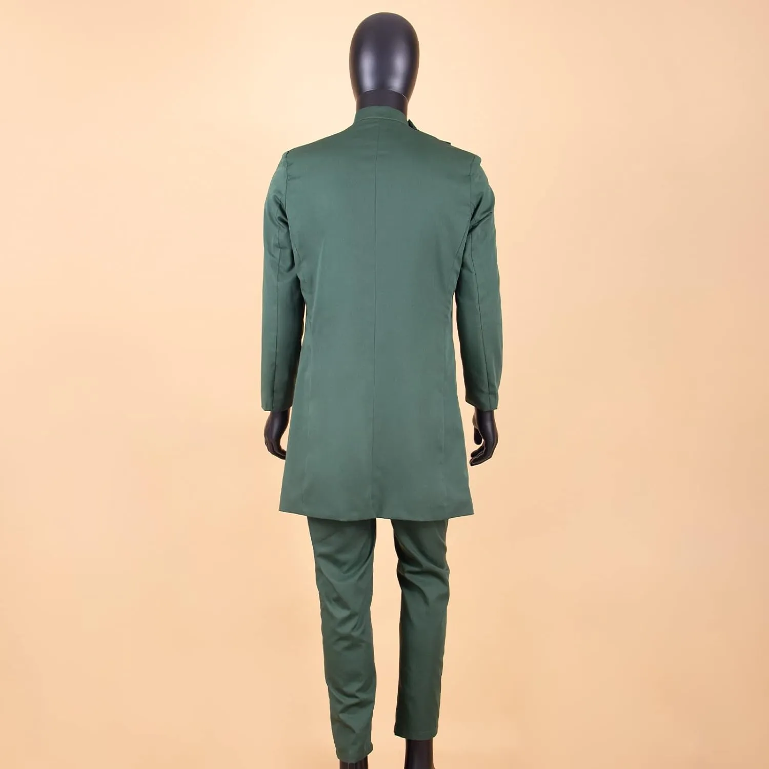 African Suits for Men Single Breasted Blazer and Pants 2 Piece Set Dashiki Outfits Ankara Attire for Wedding