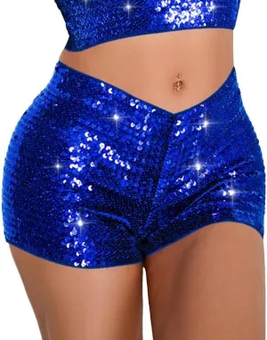 Alivila.Y Fashion Womens Mesh Sequins Short Sleeve Bolero Shrug Jacket