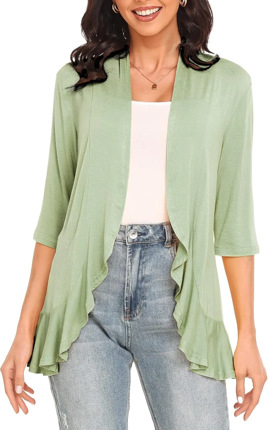 Argstar Women's 3/4 Sleeve Cardigan (S-3XL)