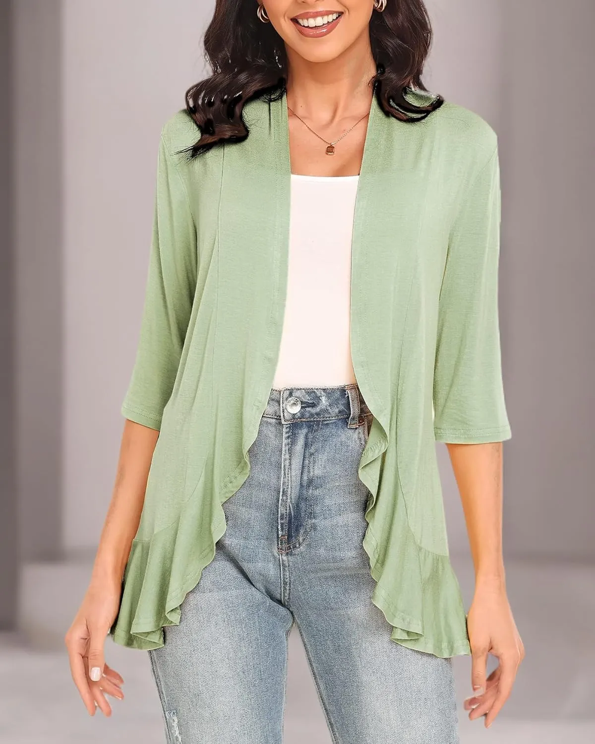 Argstar Women's 3/4 Sleeve Cardigan (S-3XL)