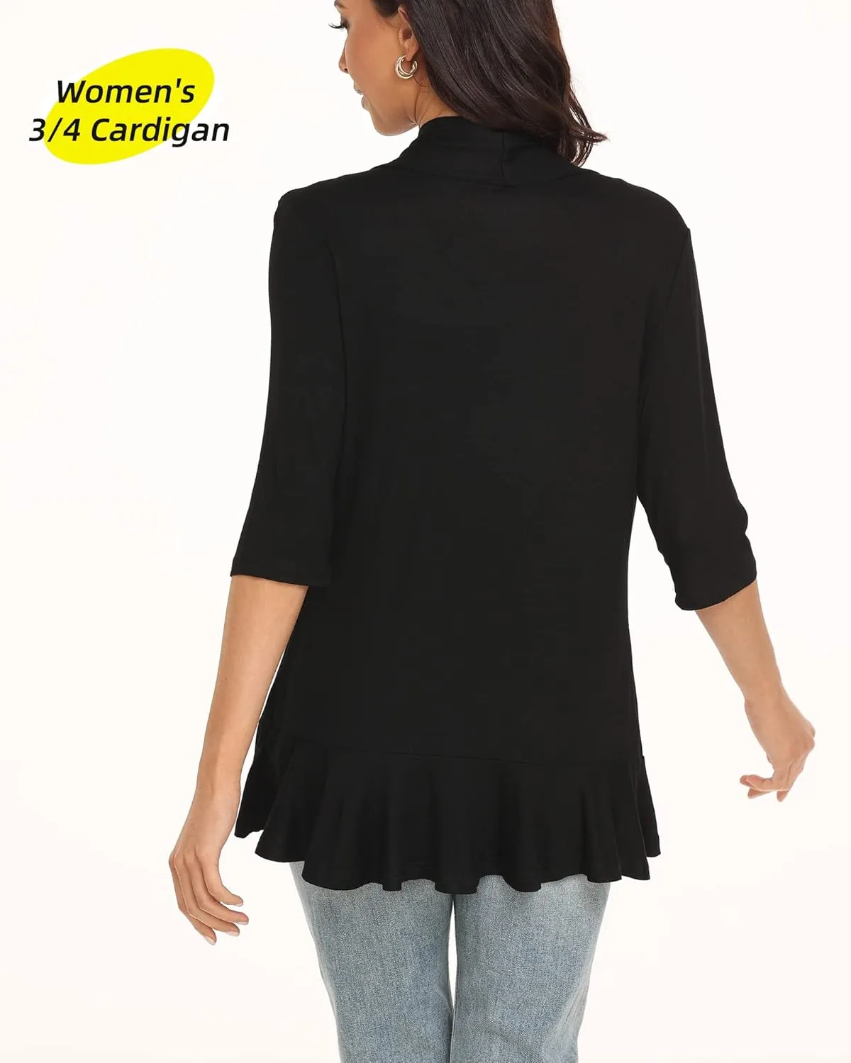 Argstar Women's 3/4 Sleeve Cardigan (S-3XL)