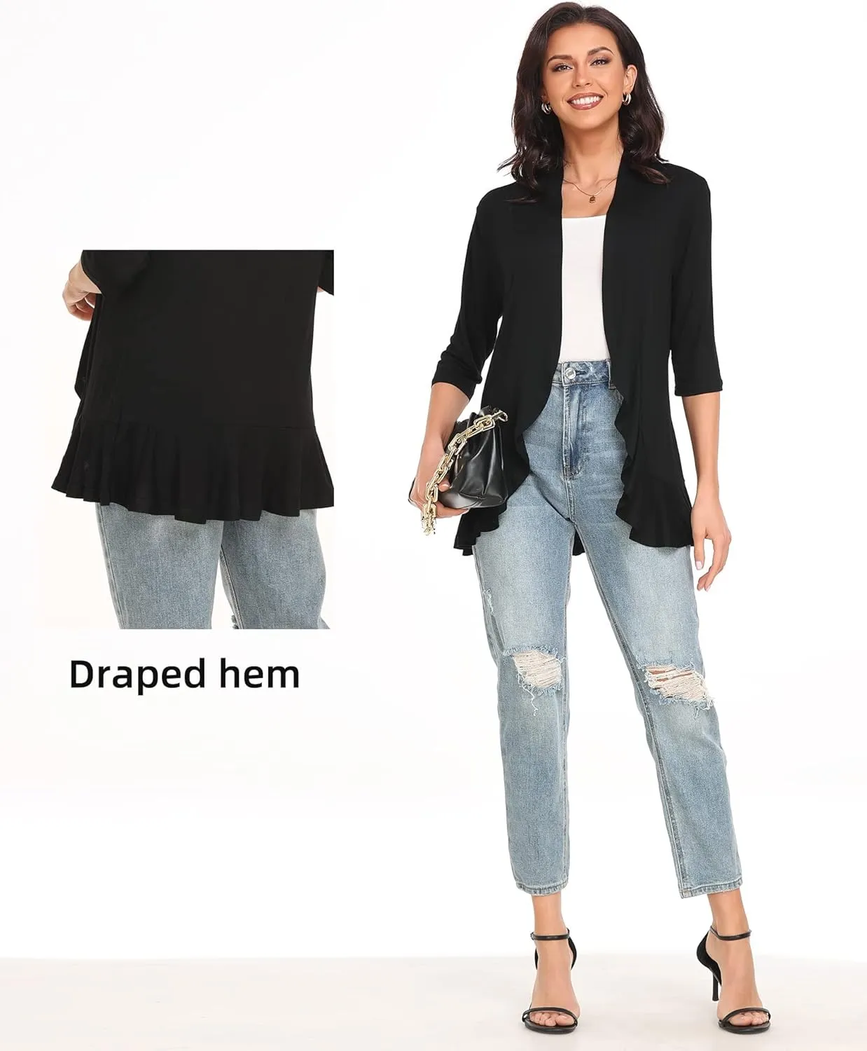 Argstar Women's 3/4 Sleeve Cardigan (S-3XL)