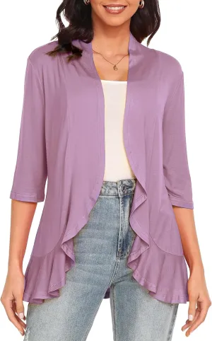 Argstar Women's 3/4 Sleeve Cardigan (S-3XL)