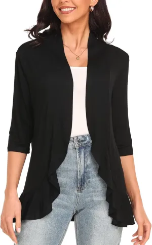 Argstar Women's 3/4 Sleeve Cardigan (S-3XL)