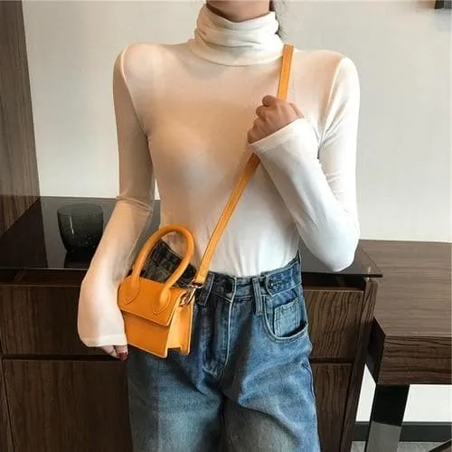 Basic Slim Fit Turtleneck