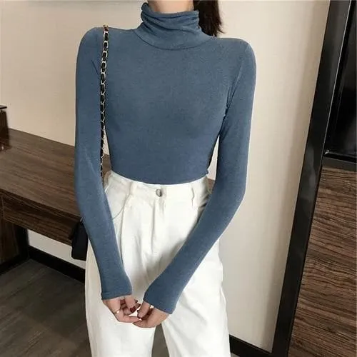 Basic Slim Fit Turtleneck