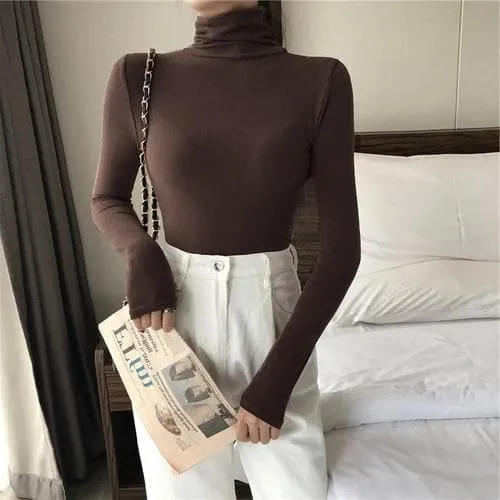 Basic Slim Fit Turtleneck
