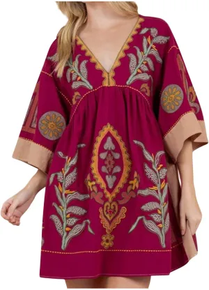 Boho Dresses for Women 2024 Women's Fall Dress Long Sleeve Fashion Ruched Fitted Pleated Plus Size Dresses