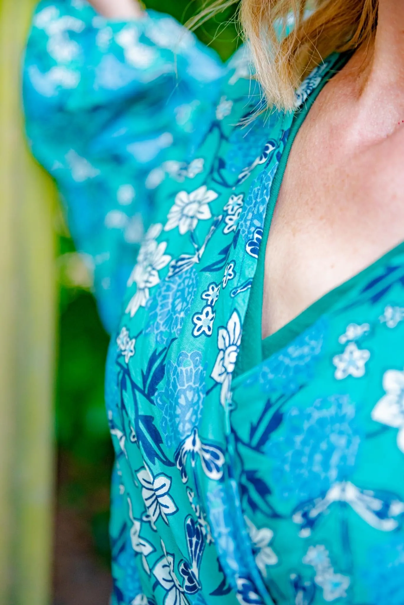 Butterfly wrap cardigan - dragon fly - gemaakt door Tantilly- katoen