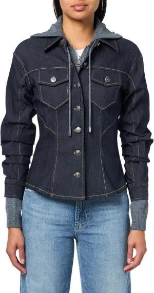 Cinq  Sept Women's Hooded Scrunched Canyon Jacket