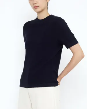 FINE KNIT CREWNECK - NAVY