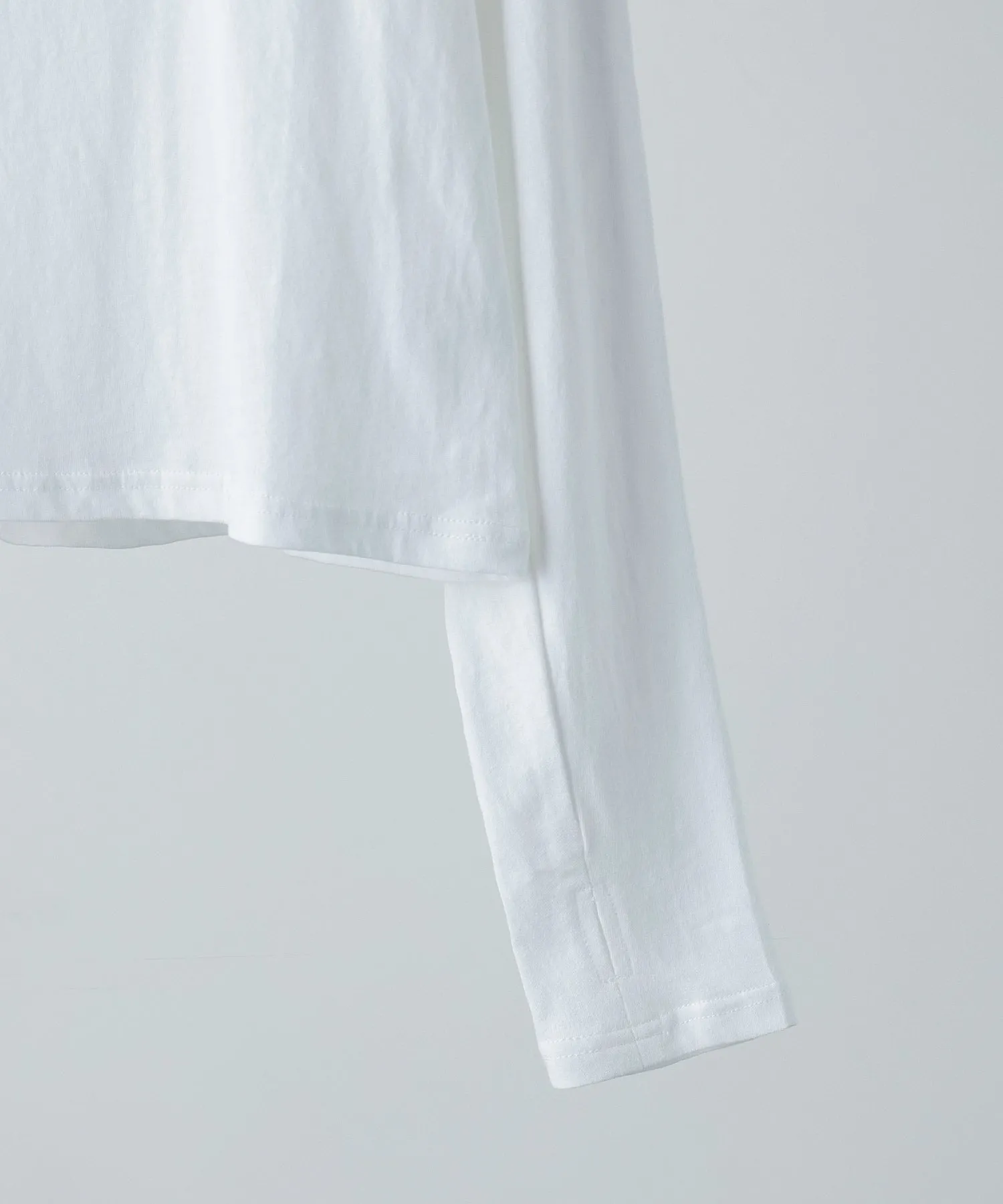 Finger hole cotton longT