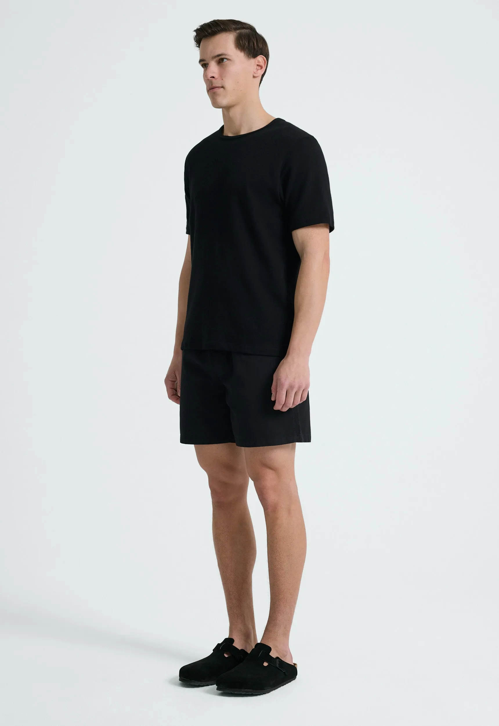 Franklin Cotton Tee - Black