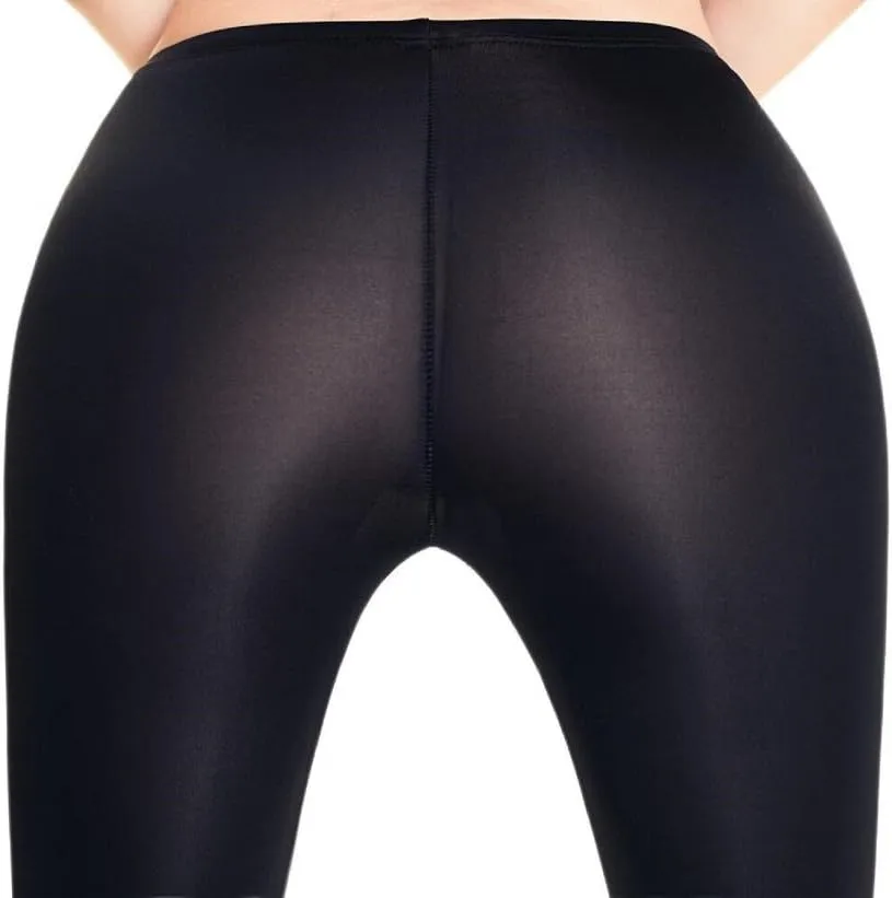 Lazutom Sexy Women See Through Long Skinny Tight Pencil Pants Sheer Trousers Elastic Leggings