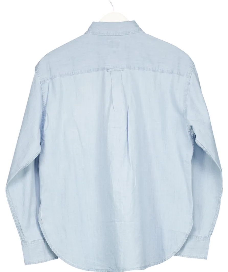 levis Blue Boyfriend Denim Shirt UK S