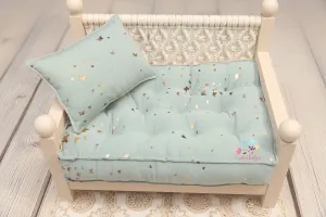 MADE TO ORDER- REVERSIBLE (Size- 12x19 IKEA) Two Color Gold BUTTERFLY NB Mattress