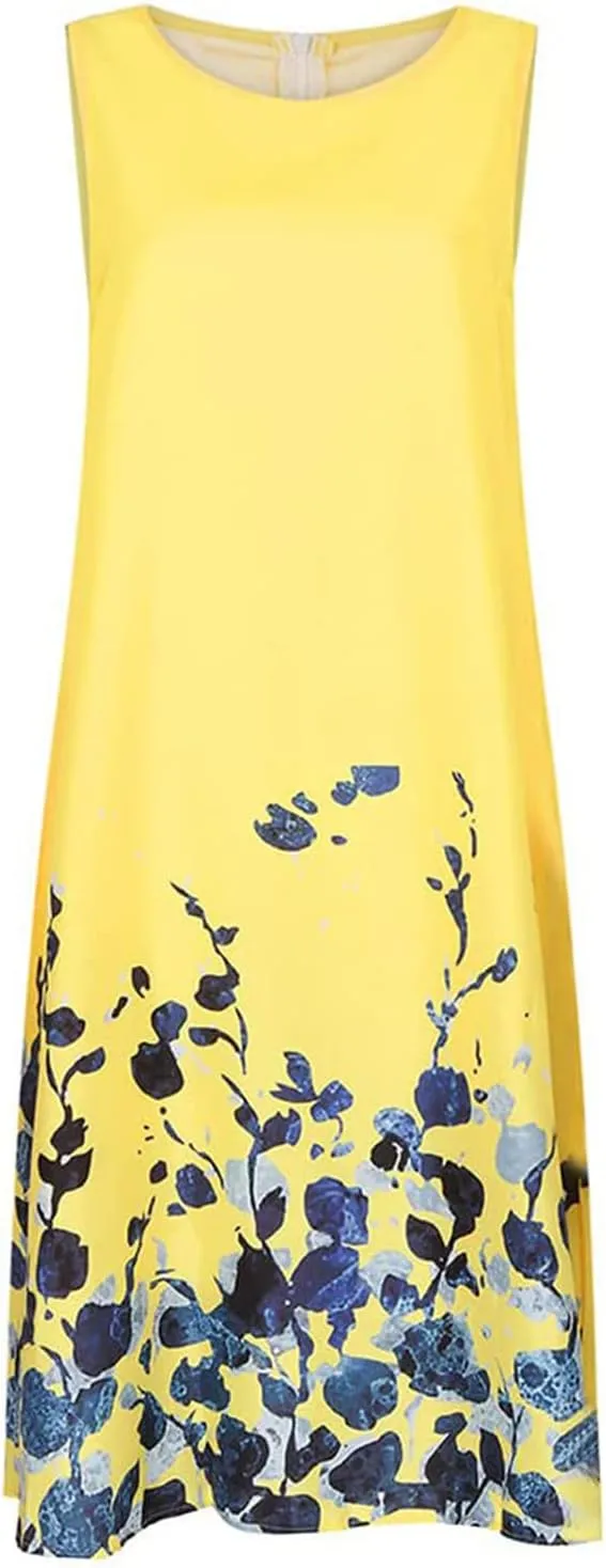 Maxi Dress for Women,Summer Casual Two Piece Set Wedding Guest Plus Size Elegant Floral Boho Beach Sundress