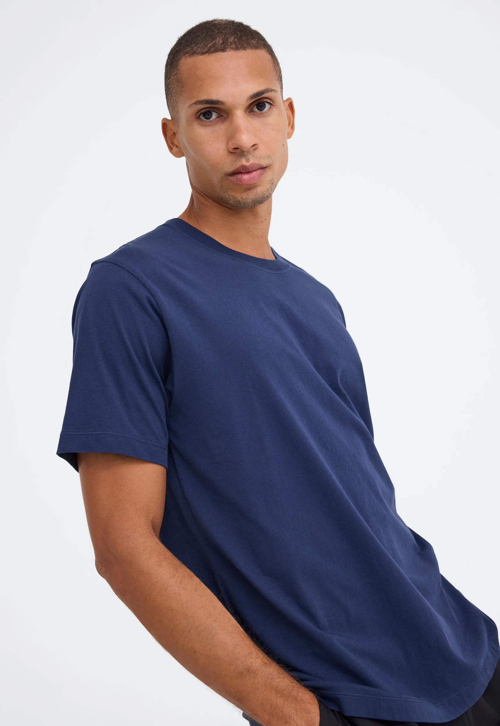 Sans Cotton Tee - Billy Blue