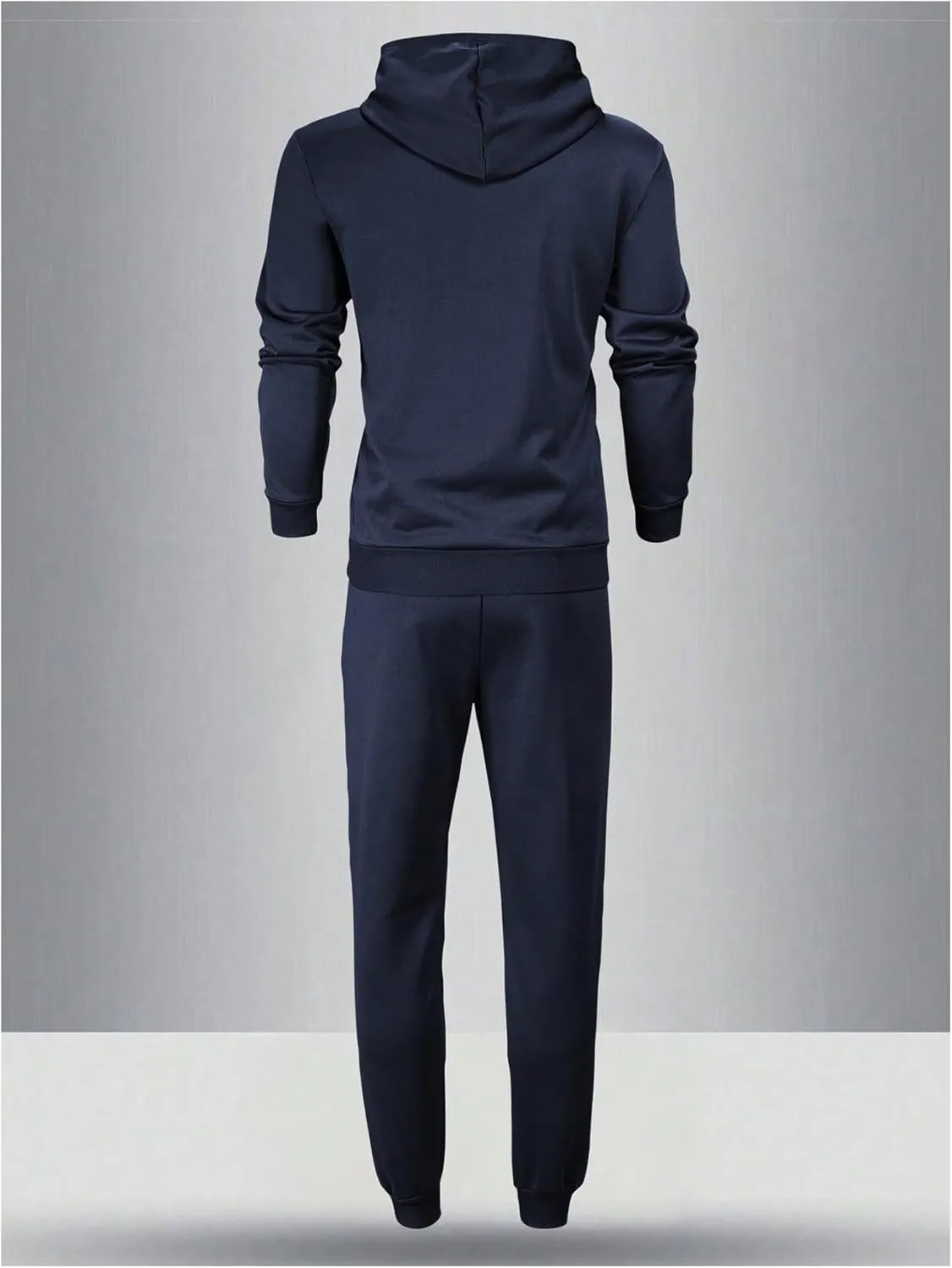 SOLY HUX Men's Tracksuit Hooded Sweatshirt and Jogger Pants Hiking Outdoor 2 Piece Outfits