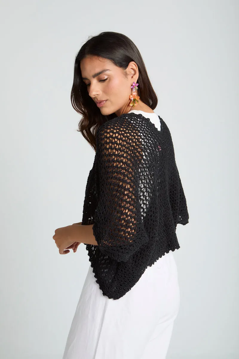 Sunny Day Cardigan in Black
